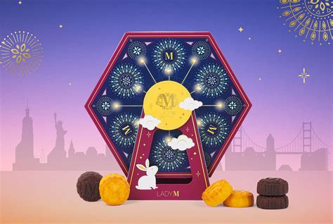 Lady M 2021 Celebration of Lights Mooncake Gift Set .